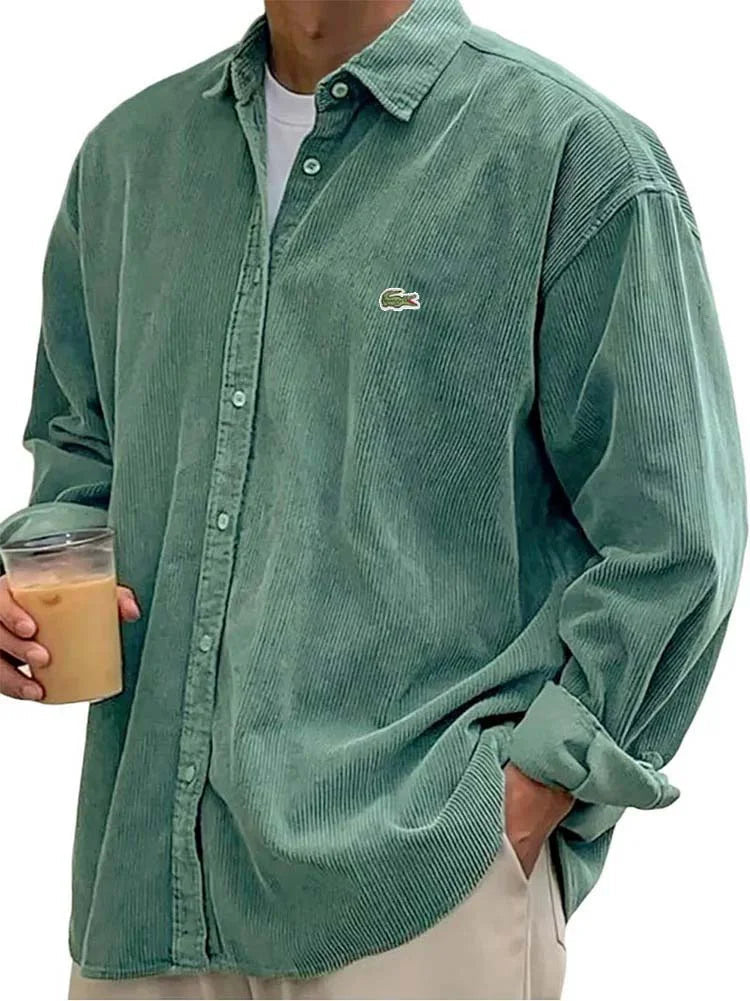 Fashion Comfy Corduroy Relaxed Shirt