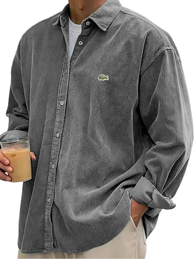 Fashion Comfy Corduroy Relaxed Shirt