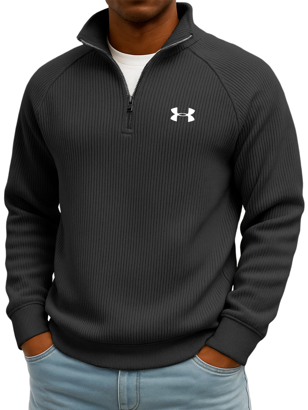 Cozy Men's Quarter-Zip Sweatshirt