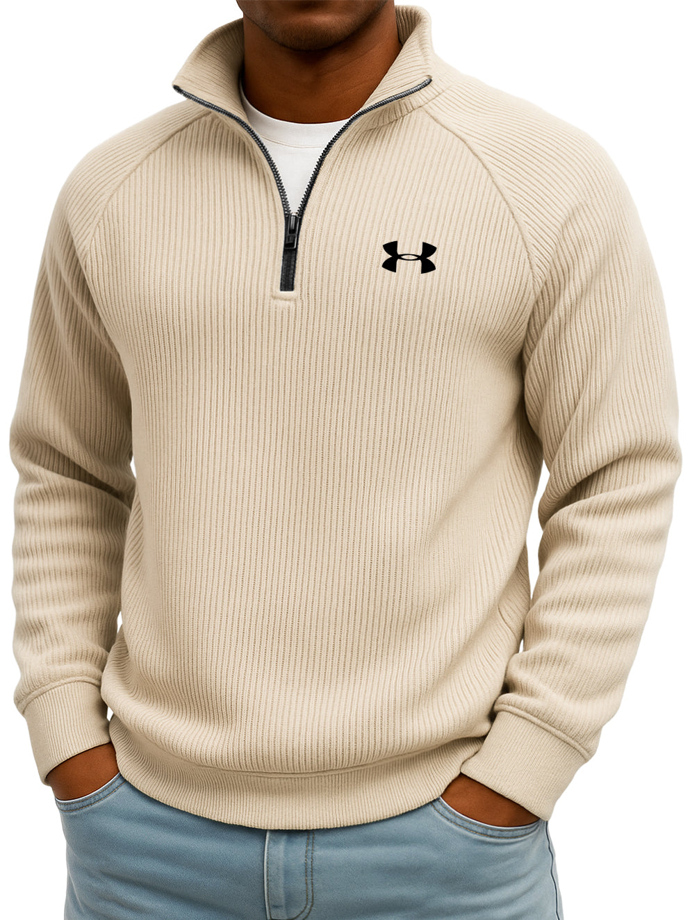 Cozy Men's Quarter-Zip Sweatshirt