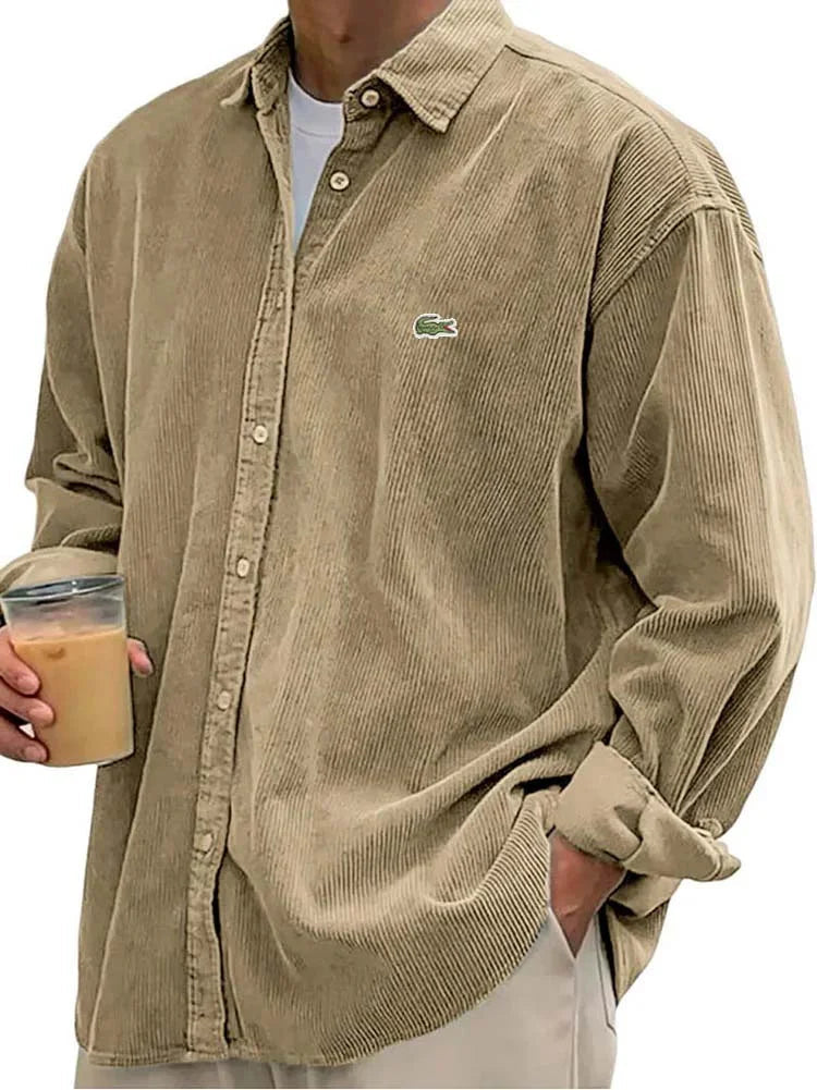 Fashion Comfy Corduroy Relaxed Shirt