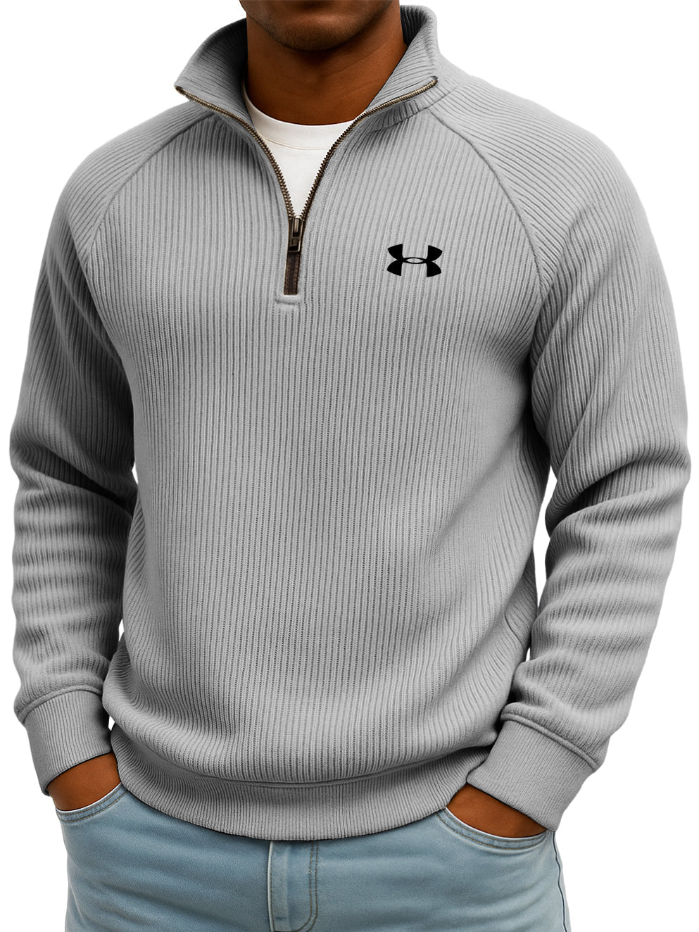 Cozy Men's Quarter-Zip Sweatshirt